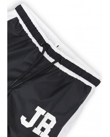 John Richmond costume bambino nero bianco con logo JR