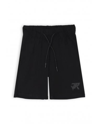 Completo t-shirt e bermuda bianco e nero John Richmond ragazzo