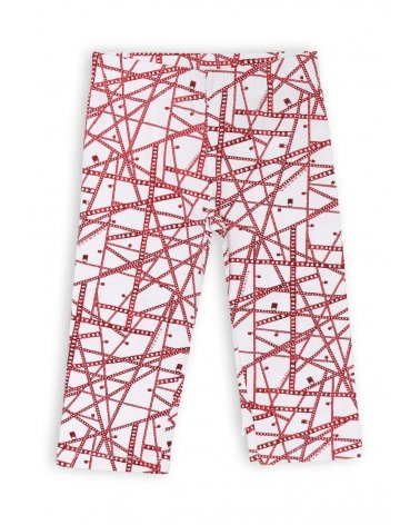 John Richmond completo bambina bianco rosso cotone con stampa