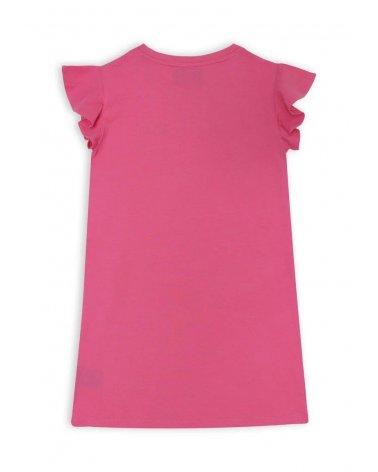 John Richmond abito rosa bambina con maniche volant