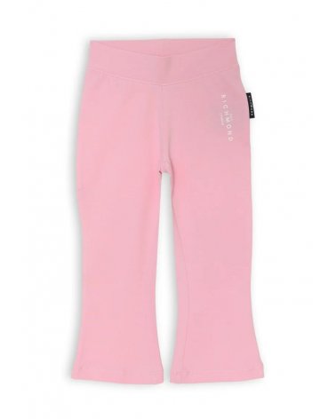 Completo neonata maglia e leggings zampa bianco rosa John Richmond