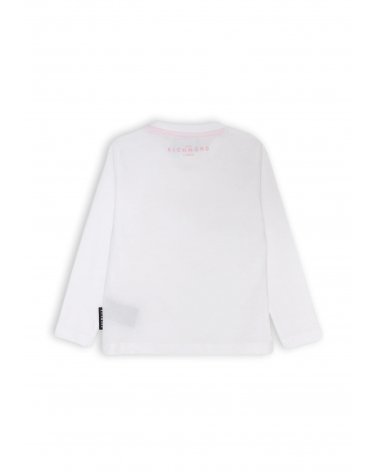 Completo neonata maglia e leggings zampa bianco rosa John Richmond