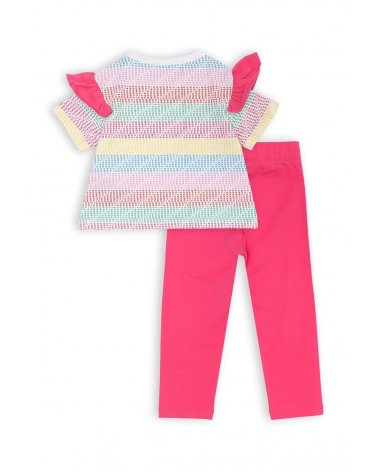 John Richmond completo bambina 6-36 mesi maglia e leggings rosa
