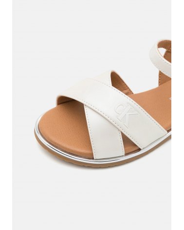 Sandali eleganti bianchi Calvin Klein Jeans bambina primavera estate 2025