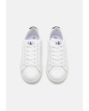 Sneaker bianche Calvin Klein Jeans unisex bambino primavera estate 2025