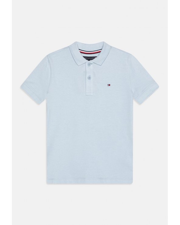 Polo a mezze maniche celeste Tommy Hilfiger Kids bambino primavera 2025