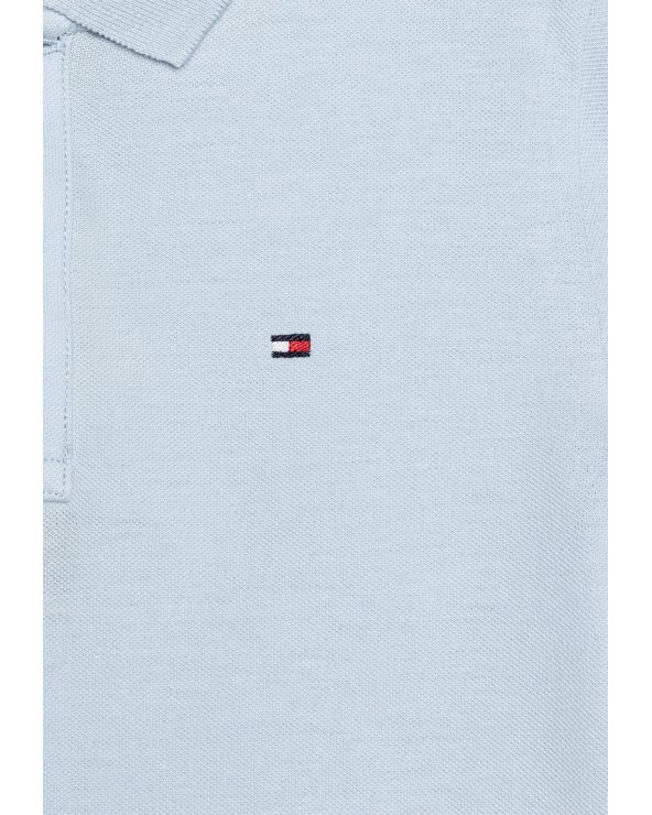 Polo a mezze maniche celeste Tommy Hilfiger Kids bambino primavera 2025