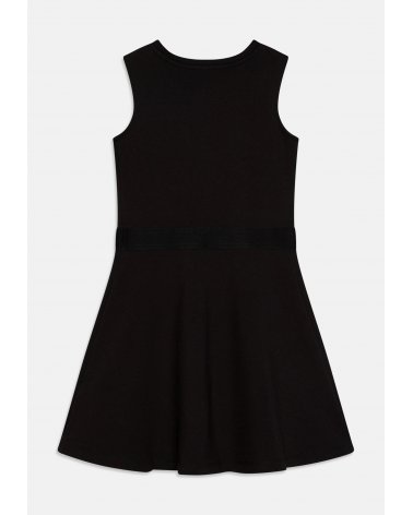 Vestito smanicato nero Calvin Klein Jeans bambina primavera estate 2025