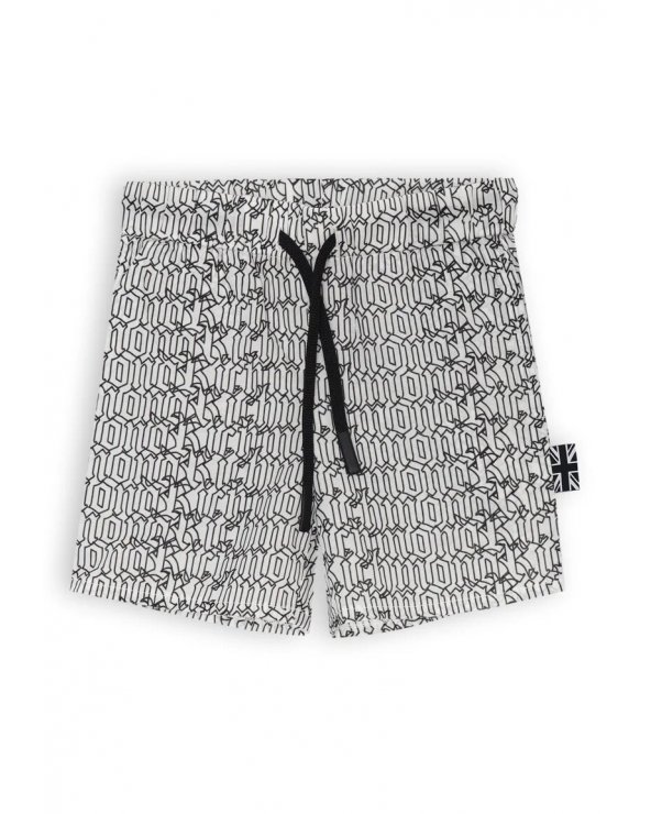 Completo camicia e bermuda bianco fantasia John Richmond neonato