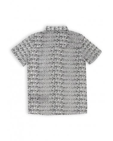 Completo camicia e bermuda bianco fantasia John Richmond neonato