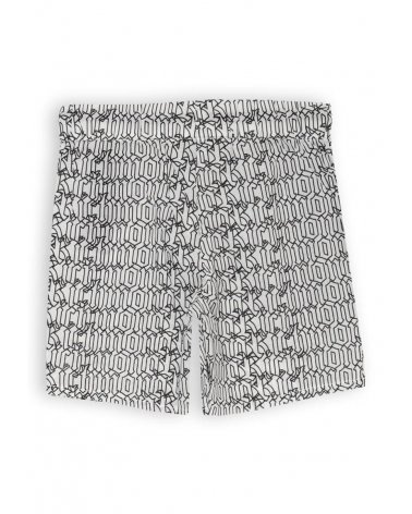 Completo camicia e bermuda bianco fantasia John Richmond neonato
