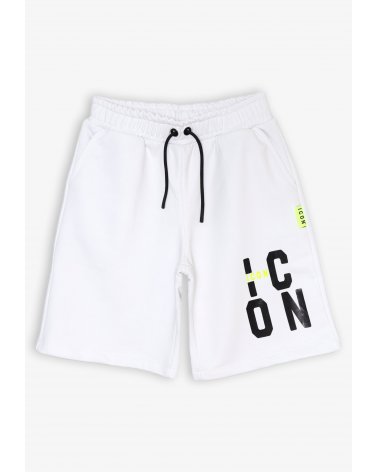 Set maglietta e bermuda bianco e nero ICON - Bambino e ragazzo