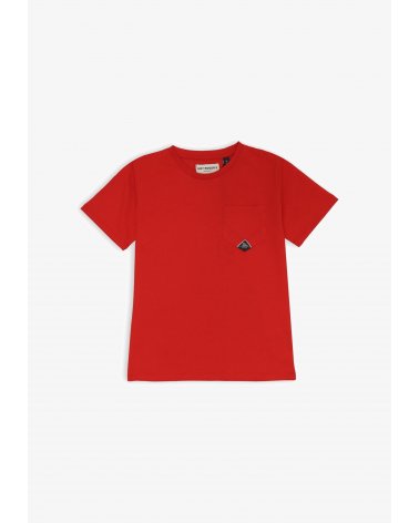Roy Rogers &#124; T-shirt rossa bambino con taschino - Primavera Estate 2025