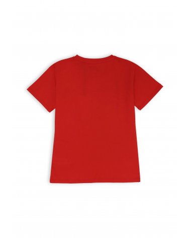 Roy Rogers &#124; T-shirt rossa bambino con taschino - Primavera Estate 2025