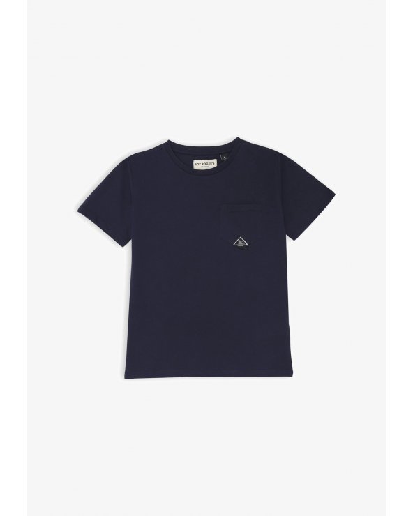 Roy Rogers - T-shirt blu bambino con taschino - Primavera Estate 2025