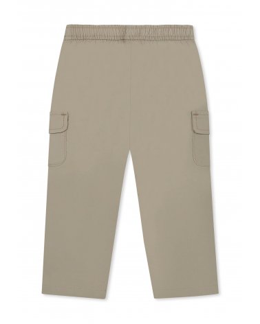 Tommy Hilfiger - Pantaloni cargo beige bambino con tasconi - Primavera Estate 20