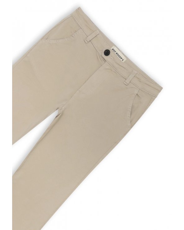 Roy Rogers &#124; Pantaloni chino slim bambino beige - Primavera Estate 2025