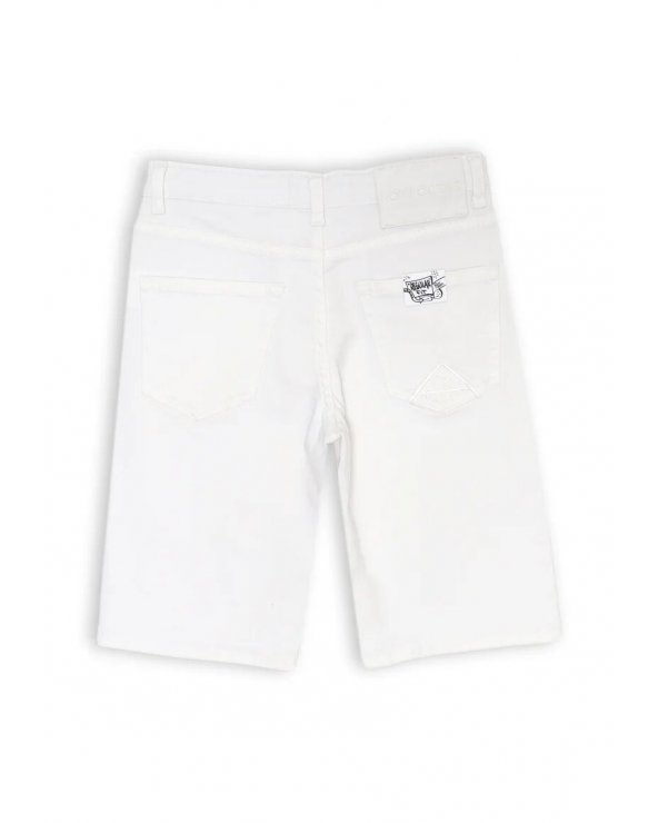 Roy Rogers &#124; Bermuda in denim bianco bambino - Primavera Estate 2025