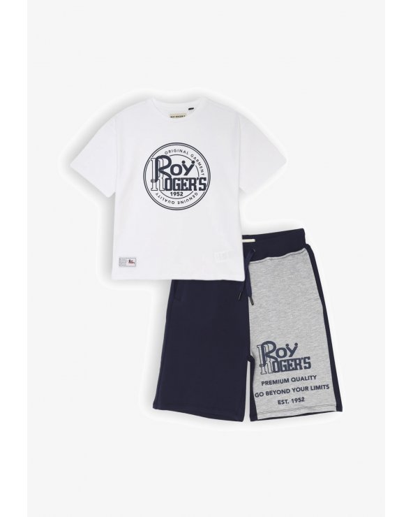 Roy Rogers - Completo bambino bianco blu grigio - Primavera Estate 25