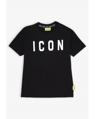 Set maglietta e bermuda nero e bianco ICON - Bambino e ragazzo