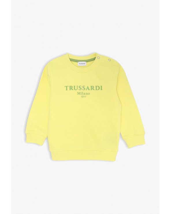Felpa Trussardi bambino gialla &#124; Primavera-Estate 2025
