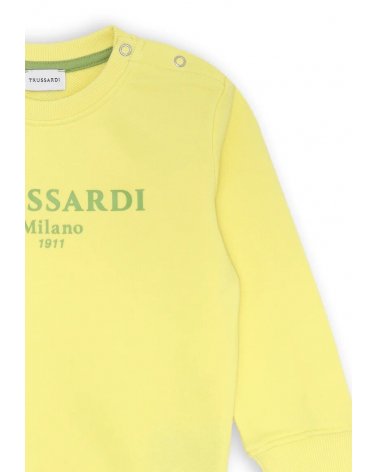 Felpa Trussardi bambino gialla &#124; Primavera-Estate 2025