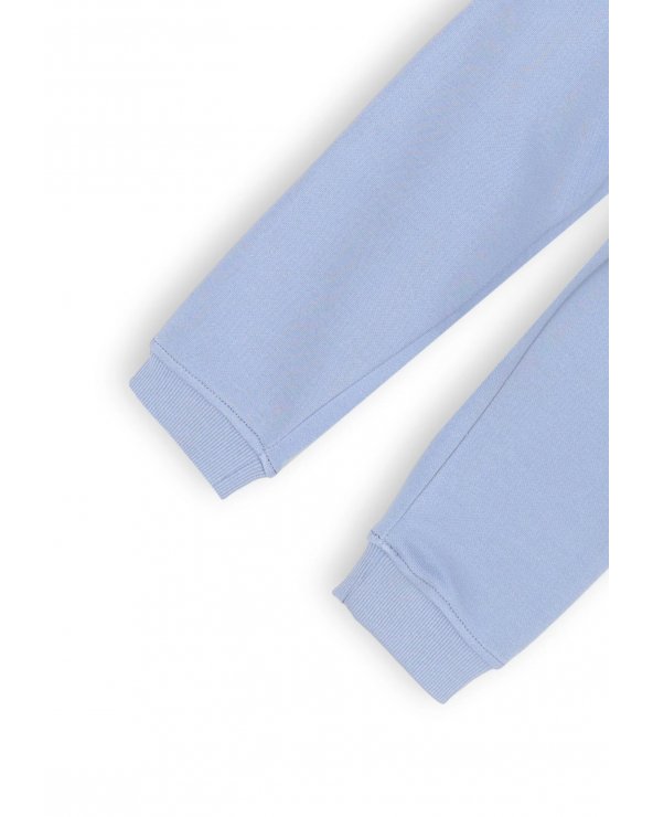Pantalone Trussardi bambino azzurro, cotone misto, primavera estate 2025