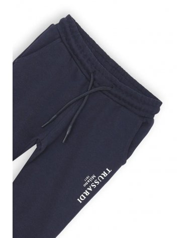 Pantalone Trussardi bambino blu, cotone misto, primavera estate 2025