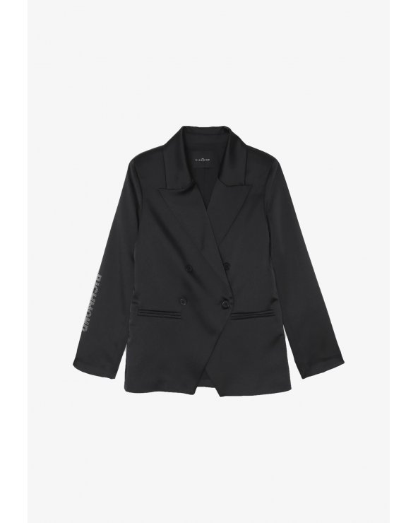 Giacca Doppiopetto Nera Richmond Bambino Junior Elegante