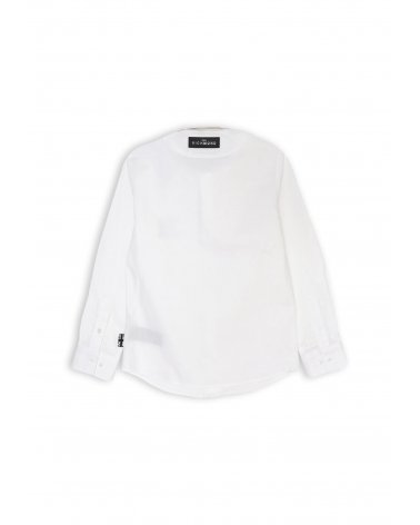 Camicia bianca Richmond Junior con logo JR per bambini e ragazzi