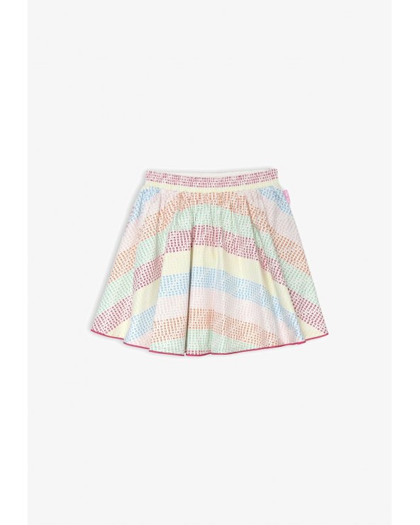 Gonna Richmond bambina stampa multicolore elastico vita svasata