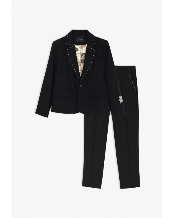 Richmond completo elegante bambino nero con borchie - Primavera Estate 2025