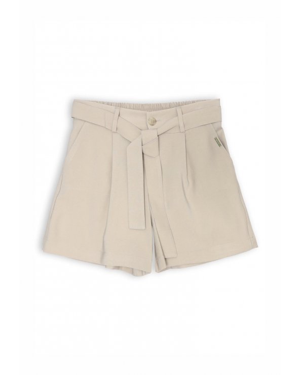 Completo Richmond bambina beige smanicato con shorts &#124; Estate 2025