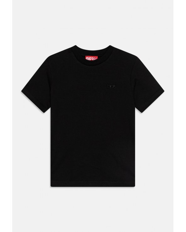 T-shirt nera Diesel bambino, Collezione primavera-estate 2025