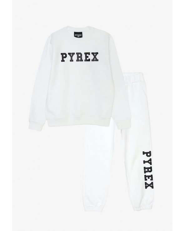 Pyrex Tuta Bianca Bambino e Ragazzo 8-16 Anni in Cotone