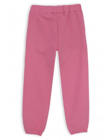 Tuta ragazza felpa e pantalone bianco rosa Pyrex