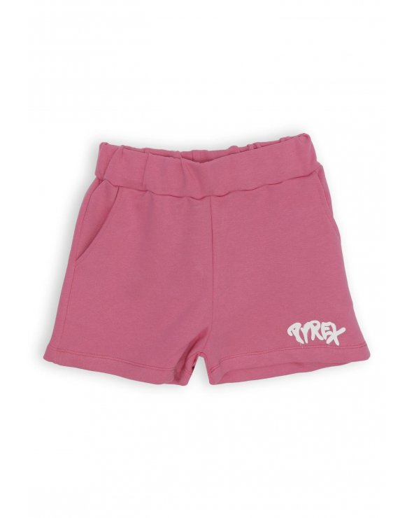 Pyrex Completo Bambina e Ragazza 8-16 Anni T-shirt Bianca e Shorts Rosa