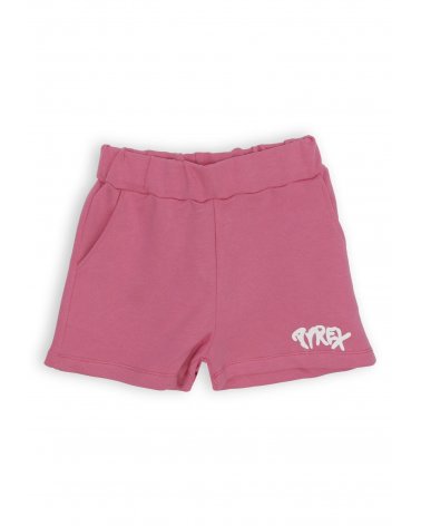 Pyrex Completo Bambina e Ragazza 8-16 Anni T-shirt Bianca e Shorts Rosa