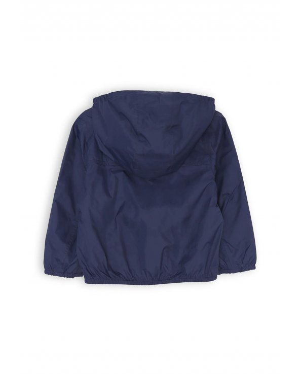 Giubbotto K-Way Blu Bambino Primavera Estate 2025 con Cappuccio