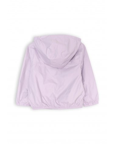 Giubbotto K-Way Lilla Neonata Bambina Primavera Estate 2025 con Cappuccio