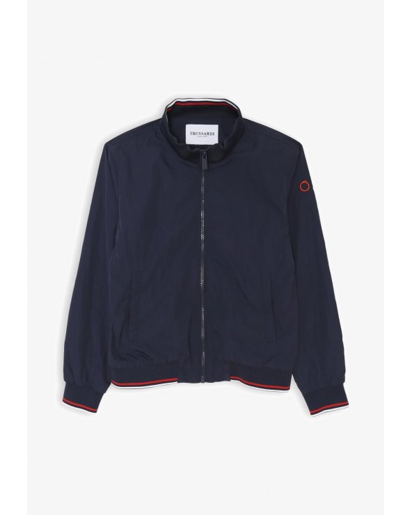 Giubbotto Trussardi Junior Blu &#124; Bambino Primavera-Estate 2025