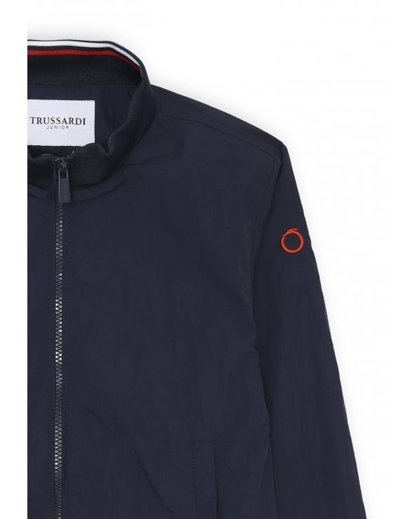 Giubbotto Trussardi Junior Blu &#124; Bambino Primavera-Estate 2025