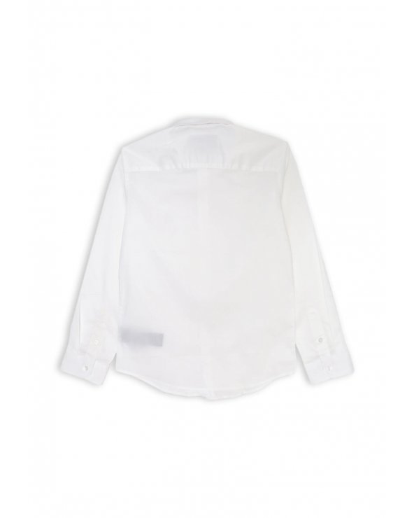 Camicia Trussardi bianca bambino - Manica lunga cotone e nylon