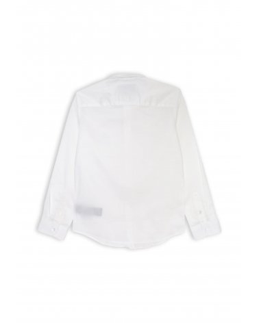 Camicia Trussardi bianca bambino - Manica lunga cotone e nylon