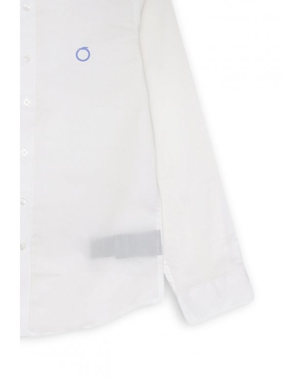Camicia Trussardi bianca bambino - Manica lunga cotone e nylon
