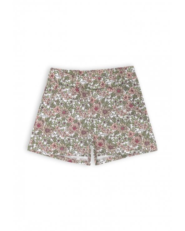 Trussardi Completo Bambina Bianco e Fantasia Floreale Primavera 2025