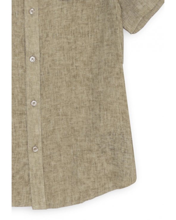 Camicia lino beige Trussardi bambino - Primavera estate 2025 @
