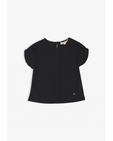 Maglia nera Kocca bambina maniche corte primavera-estate 2025