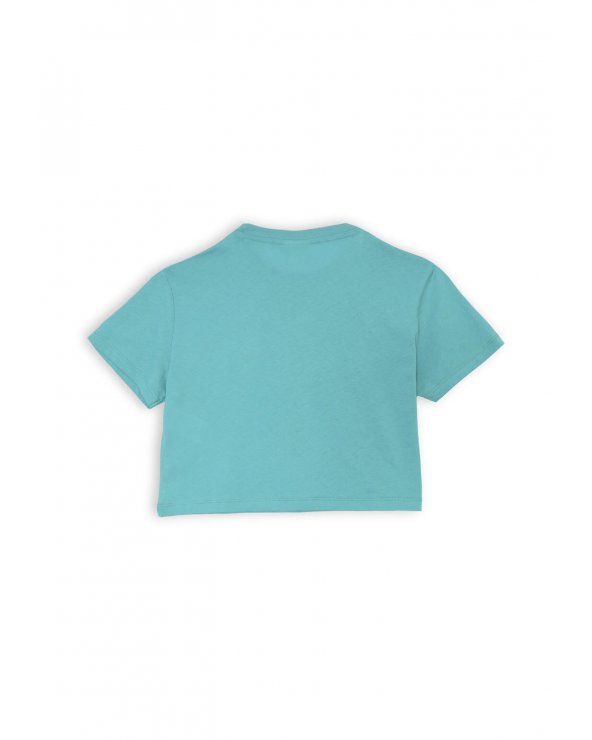 Completo Dimensione Danza bambina turchese cotone sportivo estate 2025