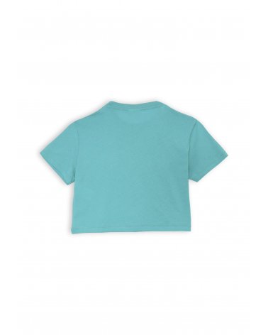 Completo Dimensione Danza bambina turchese cotone sportivo estate 2025